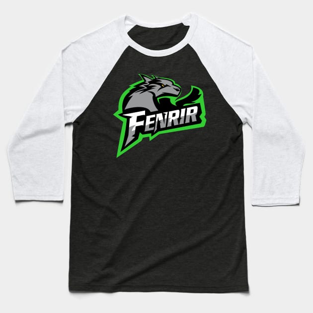 Fenrir Baseball T-Shirt by ikaszans